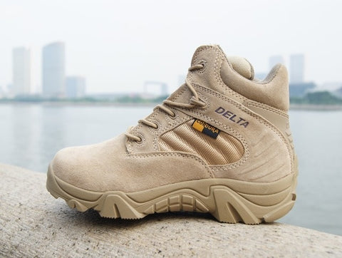 Winter Autumn Men Military Boot Quality Special Force Tactical Desert Combat Ankle Boats Army Work Shoes Leather Snow Boots